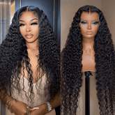 Long Curly Lace Front 100% Human Hair Wig - Anellace